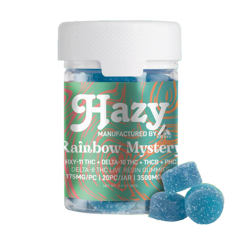 HAZY EXTRAX 3500MG GUMMIES - RAINBOW MYSTERY - DELTA