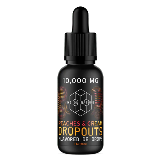 HI ON NATURE 10,000MG TINCTURE - PEACHES & CREAM - DELTA