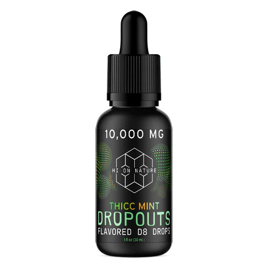 HI ON NATURE 10,000MG TINCTURE - THICC MINT - DELTA