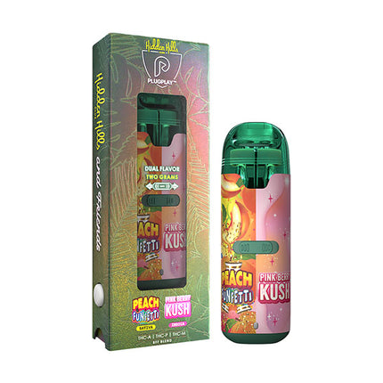 HIDDEN HILLS & FRIENDS BFF BLEND (THC-A | THC-P | THC-M) 2 GRAM DUAL FLAVOR DISPOSABLE