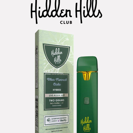 HIDDEN HILLS LIVE ROSIN BAR THC-P ULTRA + D9 BUSSIN BLEND 2 GRAM DISPOSABLE