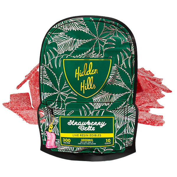 HIDDEN HILLS D11 + D9 + THC-P LIVE RESIN 3000MG - STRAWBERRY