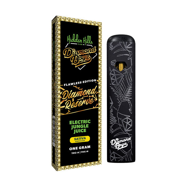 HIDDEN HILLS X DIAMOND BOYZ FLAWLESS EDITION DIAMOND RESERVE BLEND (THC-A | THC-H) 1G DISPOSABLE