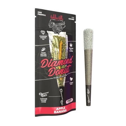 HIDDEN HILLS X DIAMOND BOYZ DIAMOND DONUT THC-A 2.2G PRE-ROLL
