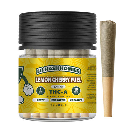 HIDDEN HILLS LIL HASH HOMIES 1G THC-A PRE ROLLS (10CT JAR)