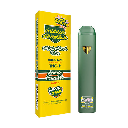 HIDDEN HILLS MINI MART BAR ONE GRAM LIVE RESIN THC-P DISPOSABLE