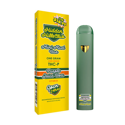 HIDDEN HILLS MINI MART BAR ONE GRAM LIVE RESIN THC-P DISPOSABLE