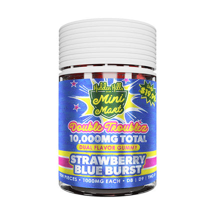 HIDDEN HILLS MINI MART DOUBLE TROUBLEZ (D8 | D9 | THCP) 10,000MG JAR (1000MG PER GUMMY)