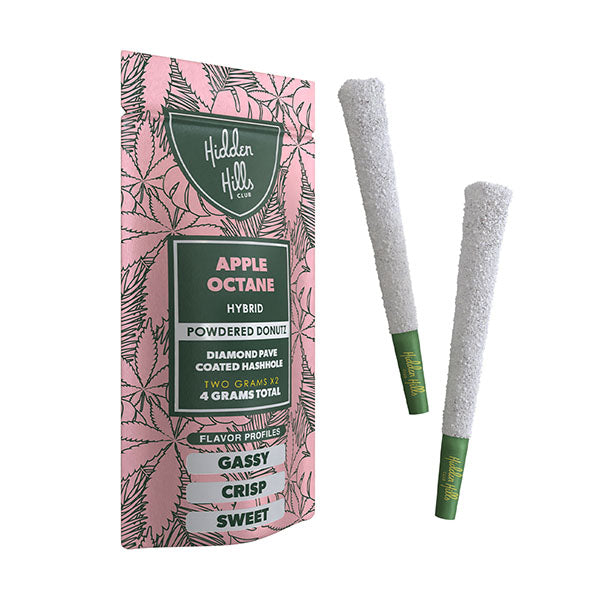 HIDDEN HILLS POWDERED DONUTZ DIAMOND PAVE COATED HASHHOLE (2 X 2G / PACK)
