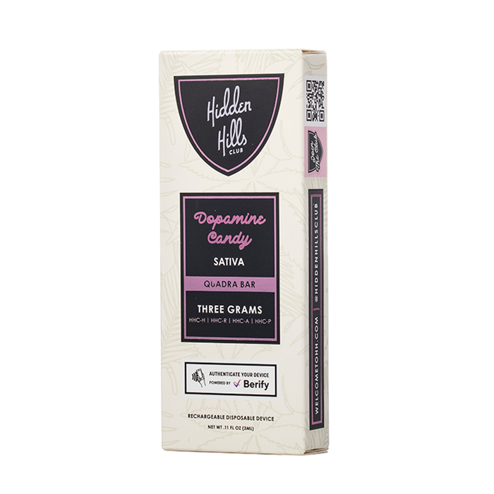 HIDDEN HILLS QUADRA BAR (HHC-H | HHC-R | HHC-A | HHC-P) 3 GRAM DISPOSABLE