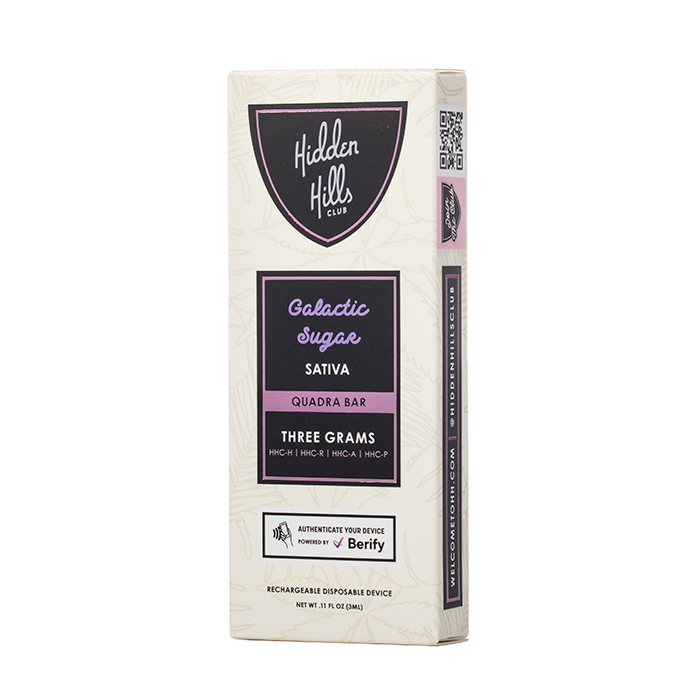 HIDDEN HILLS QUADRA BAR (HHC-H | HHC-R | HHC-A | HHC-P) 3 GRAM DISPOSABLE