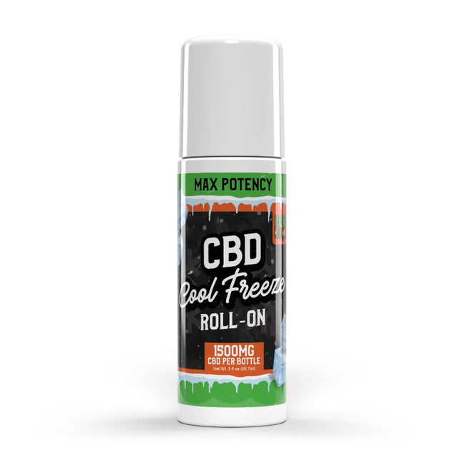 HEMP BOMBS 3OZ 1500MG CBD MAX POTENCY ROLL ON | COOL FREEZE