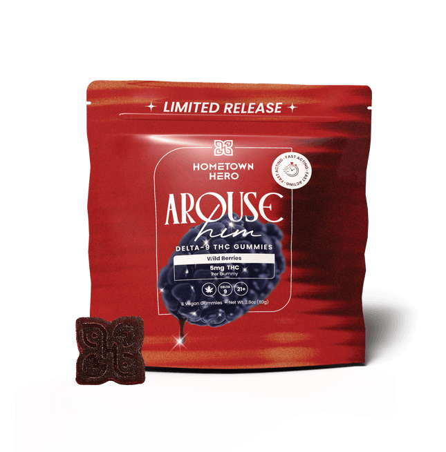 HOMETOWN HERO 5MG D9 AROUSAL GUMMIES