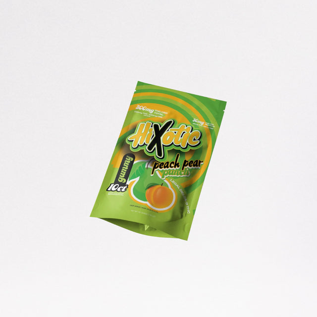 HIXOTIC DELTA 9 GUMMIES 300MG - PEACH PEAR PUNCH - DELTA
