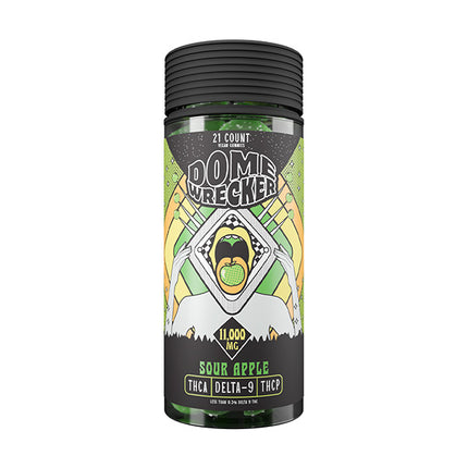 DOMEWRECKER 9THC-A + DELTA-9 + THC-P) GUMMIES 11,000MG / JAR
