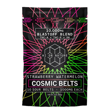 HI ON NATURE BLASTOFF BLEND (THC-A + THC-P + D8) 10,000MG BAG