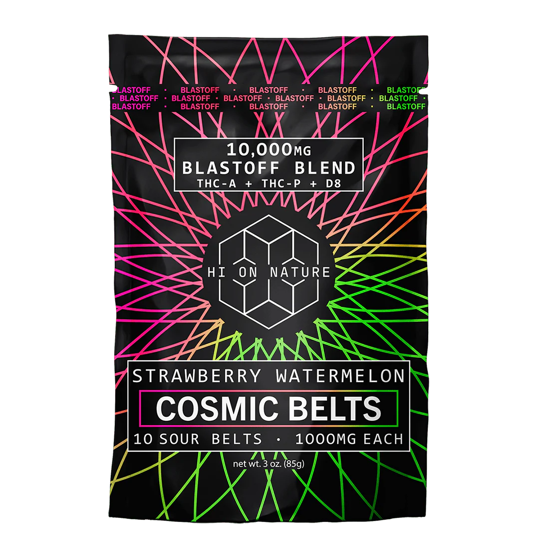 HI ON NATURE BLASTOFF BLEND (THC-A + THC-P + D8) 10,000MG BAG