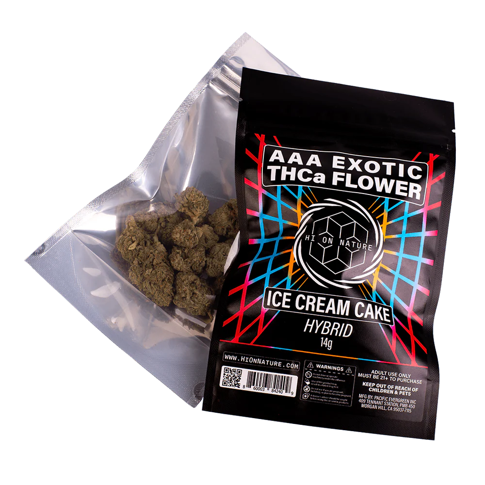 HI ON NATURE AAA EXOTIC 14G THCA FLOWER