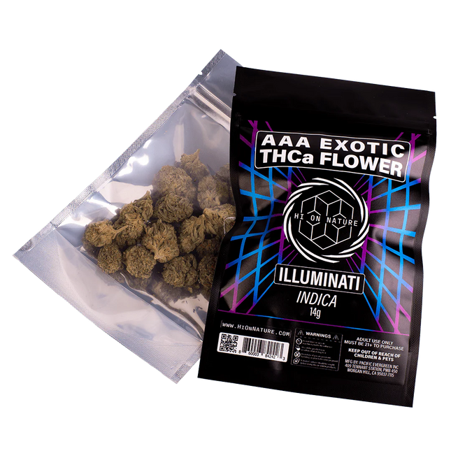 HI ON NATURE AAA EXOTIC 14G THCA FLOWER