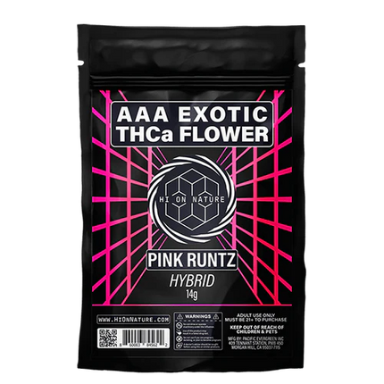 HI ON NATURE AAA EXOTIC 14G THCA FLOWER