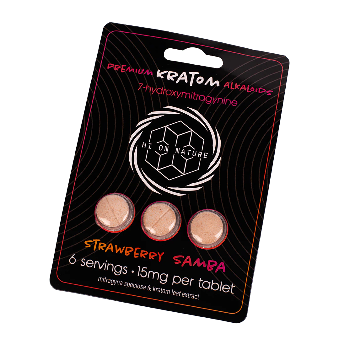 HI ON NATURE 7-HYDROXY KRATOM TABLETS (3CT PACK)