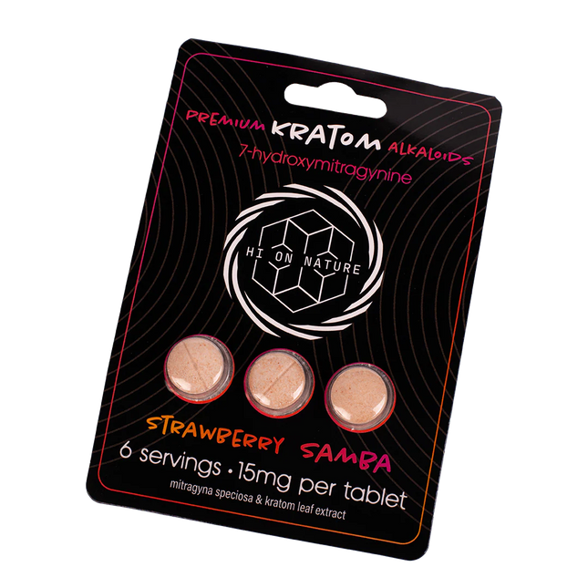 HI ON NATURE 7-HYDROXY KRATOM TABLETS (3CT PACK)