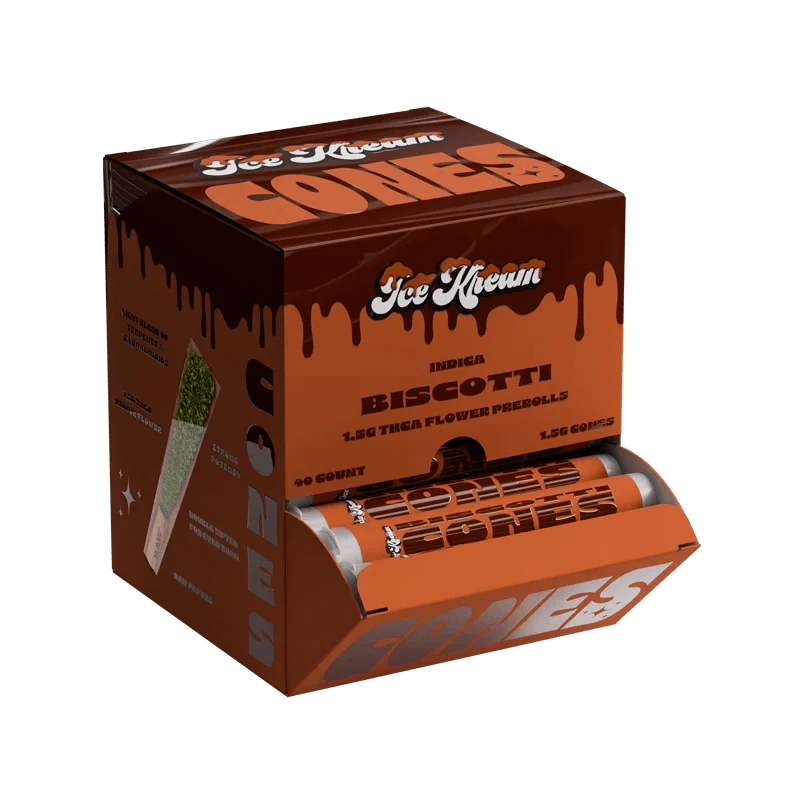 ICE KREAM 4.5 GRAM THC-A PRE ROLLS PACK (10PK BOX)
