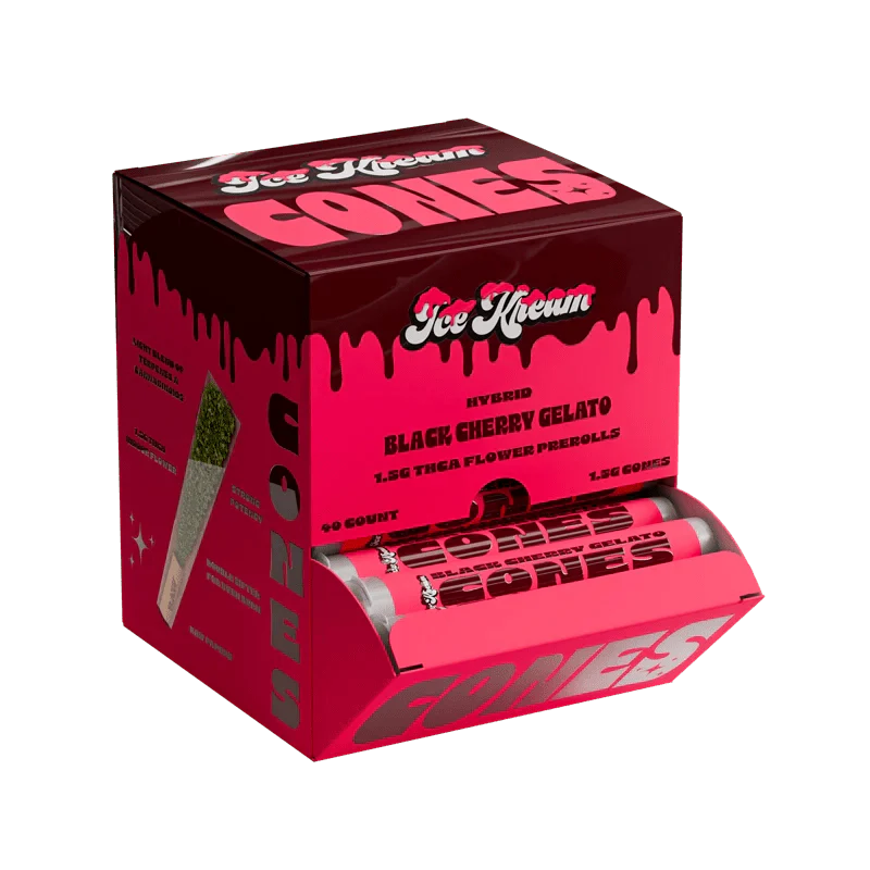 ICE KREAM 4.5 GRAM THC-A PRE ROLLS PACK (10PK BOX)
