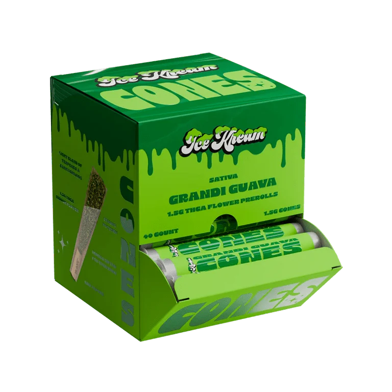 ICE KREAM 4.5 GRAM THC-A PRE ROLLS PACK (10PK BOX)