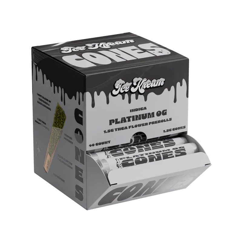 ICE KREAM 4.5 GRAM THC-A PRE ROLLS PACK (10PK BOX)