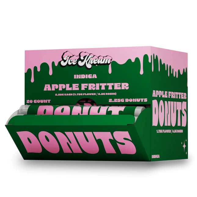ICE KREAM 2.5 GRAM THC-A ROSIN DIAMOND POWDERED DONUTS (20CT BOX)