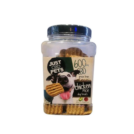 JUST CBD 600MG DOG TREATS (80CT/JAR) | CHICKEN