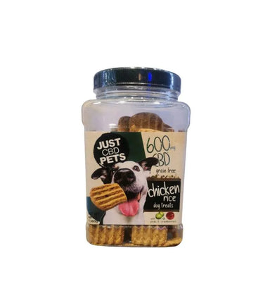JUST CBD 600MG DOG TREATS (80CT/JAR) | CHICKEN