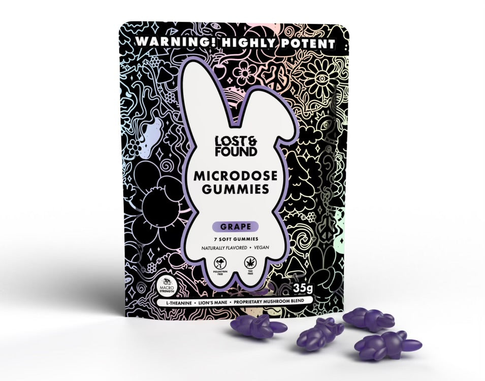 LOST & FOUND MICRODOSE MUSHROOM GUMMIES PROPRIETARY BLEND