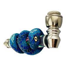 3.5" SNAKE DESIGN HAND PIPE ASSORTED COLORS (VPK-HP-05)