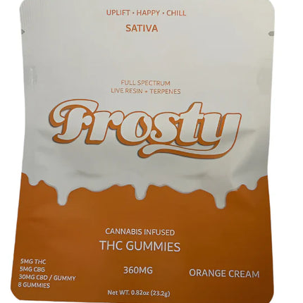 FROSTY FULL SPECTRUM + LIVE RESIN GUMMIES 360MG BAG