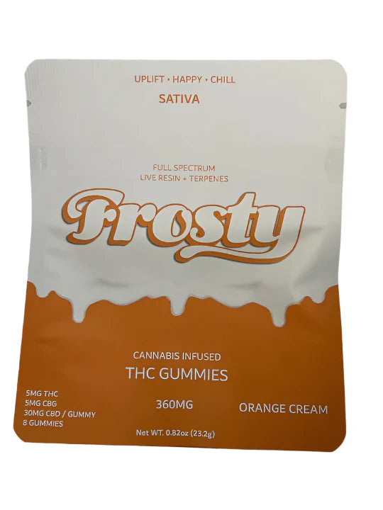 FROSTY FULL SPECTRUM + LIVE RESIN GUMMIES 360MG BAG