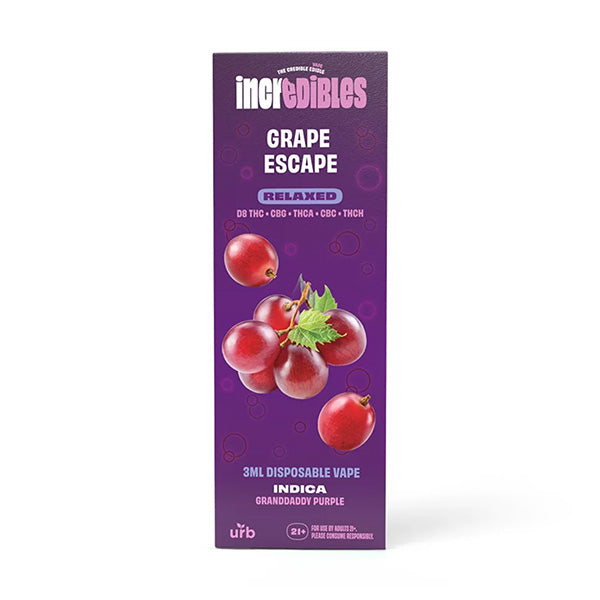 URB X INCREDIBLES (D8THC + THCA + THCV + THCB) 3ML DISPOSABLE