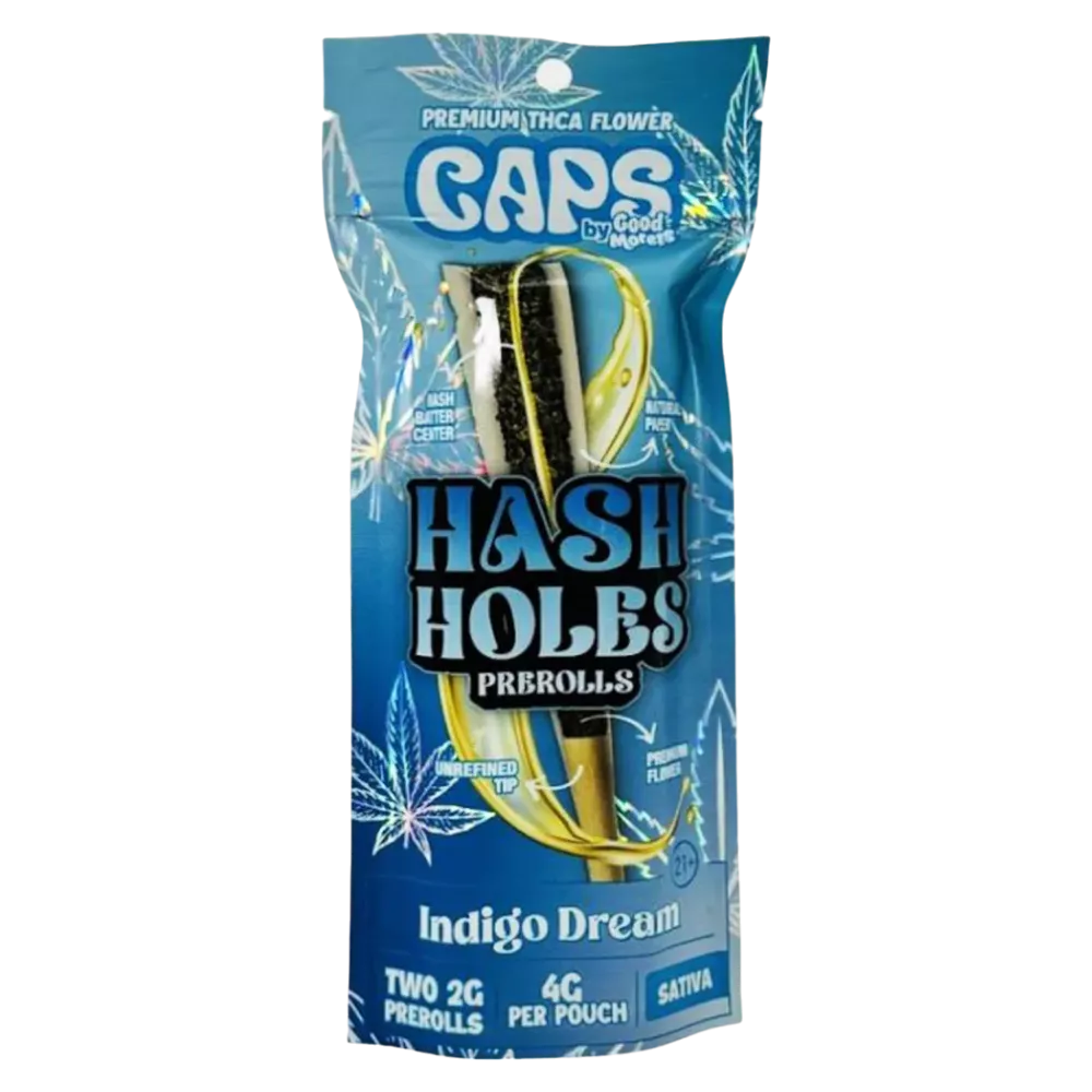 CAPS HASH HOLES THC-A PREROLLS (2 X 2G) PER PACK