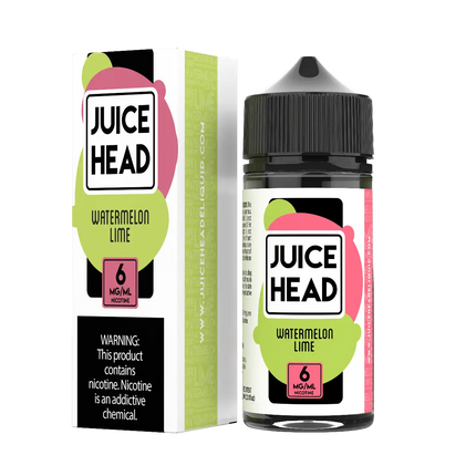 Juice Head 100ml - WATERMELON LIME 6MG - E-Juice