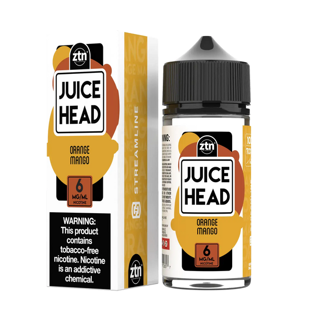 Juice Head ZTN 100ml - ORANGE MANGO 6MG E-JUICE 100ML TFN -