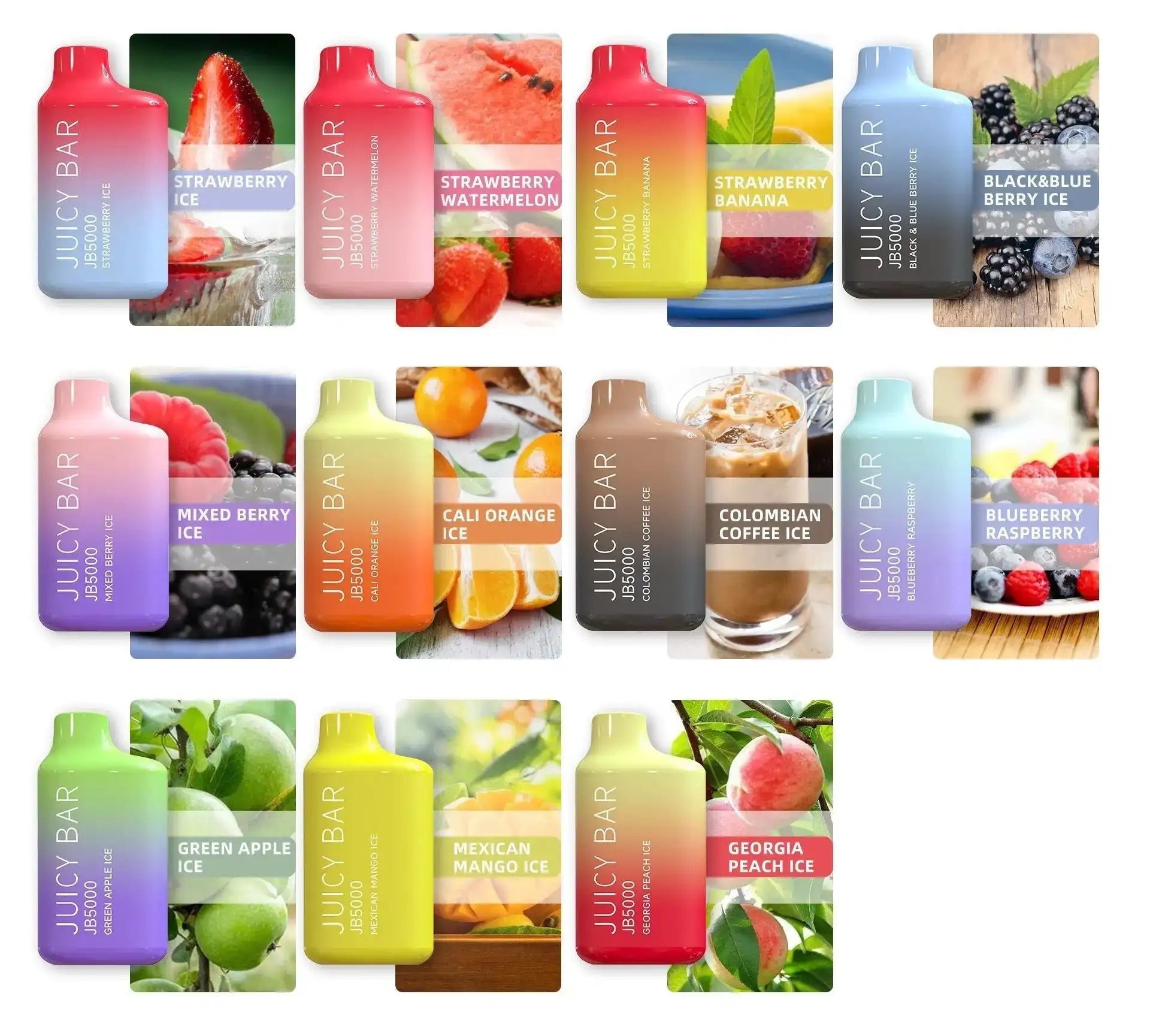 Juicy Bar 5000 (10-pack) Risingwholesale Food Beverages & Tobacco > Tobacco Rising Wholesale Inc. Juicy Bar 5000 (10-pack) Risingwholesale Food Beverages & Tobacco > Tobacco Rising Wholesale Inc.