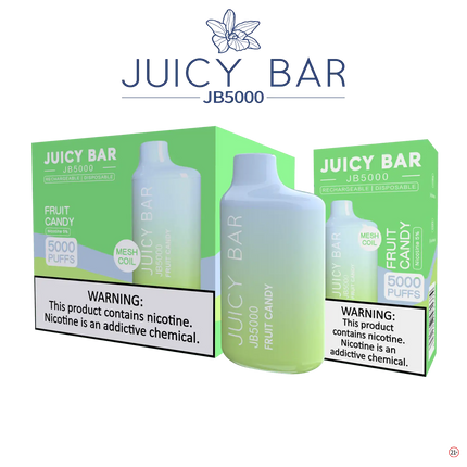 Juicy Bar 5000 (10-Pack) - Fruit Candy - E-Cig