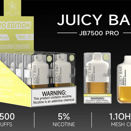 JUICY BAR 7500 PRO EDITION - COCONUT BANANA - E-CIG