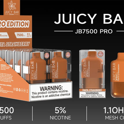 JUICY BAR 7500 PRO EDITION - FANTA STRAWBERRY - E-CIG