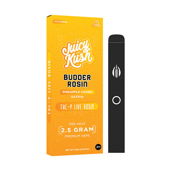 JUICY KUSH BUDDER THC-P LIVE ROSIN 2.5 GRAM DISPOSABLE