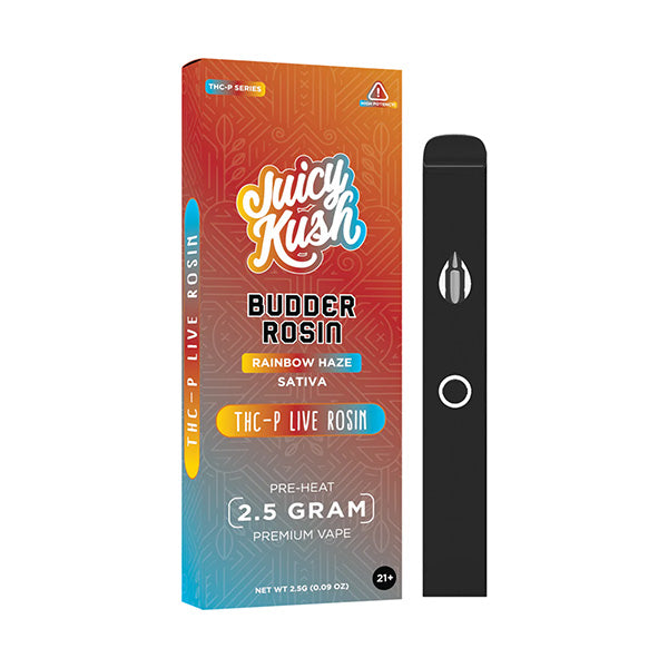 JUICY KUSH BUDDER THC-P LIVE ROSIN 2.5 GRAM DISPOSABLE