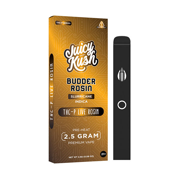 JUICY KUSH BUDDER THC-P LIVE ROSIN 2.5 GRAM DISPOSABLE