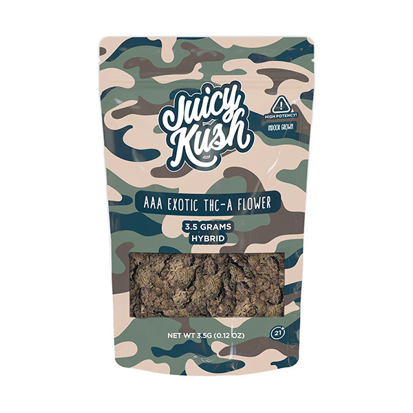 JUICY KUSH EXOTIC AAA THC-A 3.5G INDOOR FLOWER