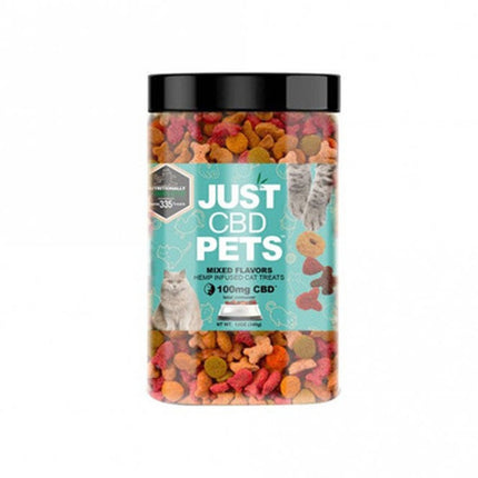 JUST CBD 100MG CAT TREATS MIXED FLAVORS 696831878576